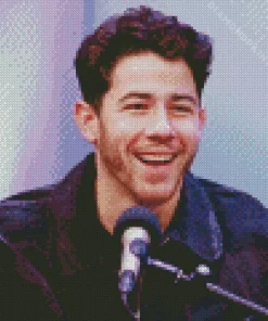 Nick Jonas Smiling Diamond Painting