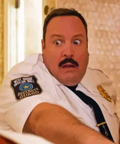 Paul Blart Movie Character Diamond Painting