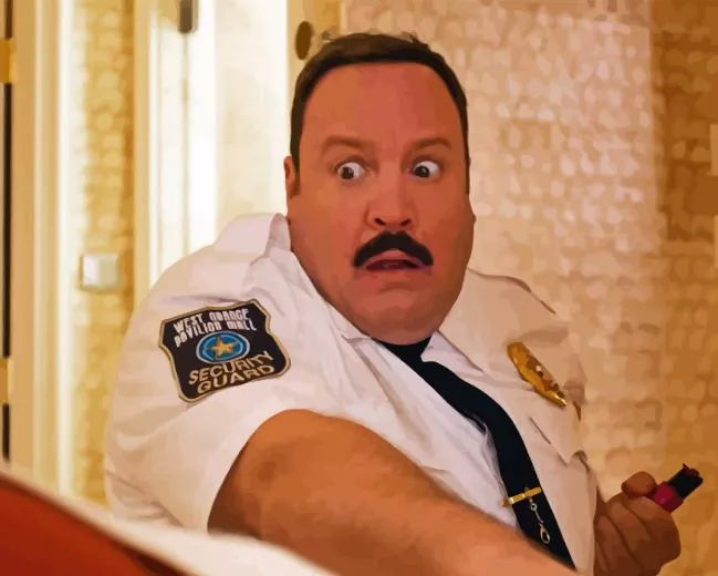 paul blart Diamond Paintings Paul Blart Movie Character Diamond Painting