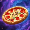 Pizza Space Art Diamond Painting