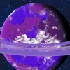 Purple Planet Diamond Painting