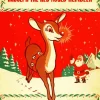Rudolph The Red Nosed Reindeer Character Diamond Painting
