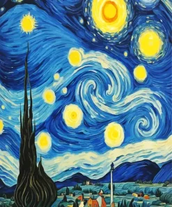 Van Gogh Landscape Art Diamond Painting