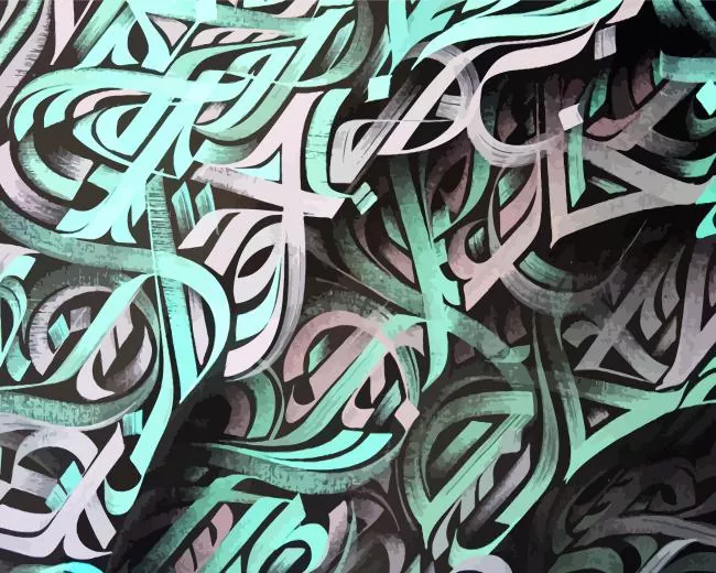 Abstract calligraphy art Diamond Paintings Abstract Calligraphy Art Diamond Painting