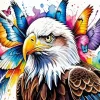 Butterfly Eagle Diamond Painting
