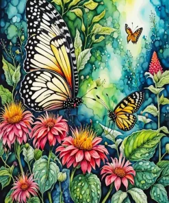 Butterfly Garden Diamond Painting