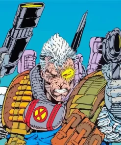 Cartoon Cable In X Men Diamond Painting