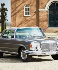 Classic C114 Mercedes Car Diamond Painting