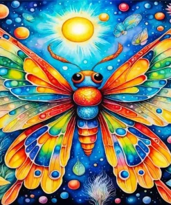 Colorful Butterfly Art Diamond Painting