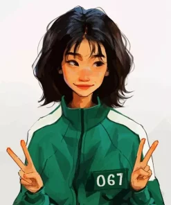 Kang Sae Byeok Squid Game Diamond Painting