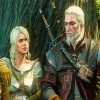 Aesthetic Geralt X Ciri Art Diamond Painting