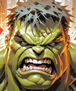 Angry Super Hero Hulk Diamond Painting