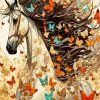 Butterfly Horse Diamond Painting