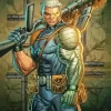 Cable X Men Character Diamond Painting