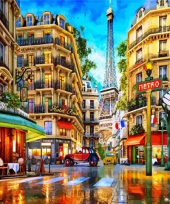Cafe In Paris Diamond Painting