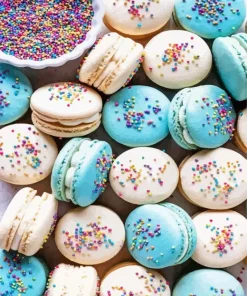 Cake Batter Macarons Diamond Painting