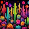 Colorful Cactus Diamond Painting
