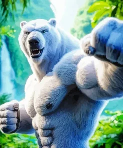 Gangsta Polar Bear Art Diamond Painting