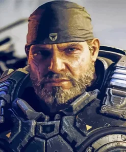 Gears Of War Marcus Diamond Painting