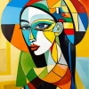 Geometric Face Art Diamond Painting