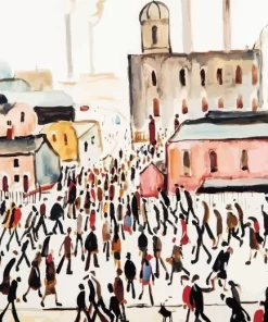 Going To Work By Ls Lowry Diamond Painting