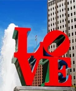 Love Statue Philadelphia Diamond Painting