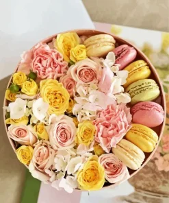 Macaron Flowers Diamond Painting