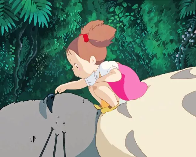 mae my neighbor totoro Diamond By Numbers Mae My Neighbor Totoro Diamond Painting