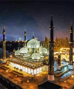 Malaysia Crystal Mosque Diamond Painting