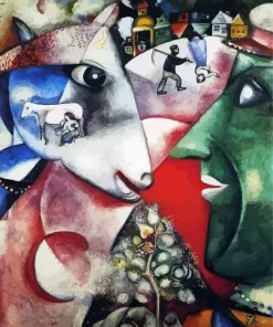 Marc Chagall I And My Village Diamond Painting