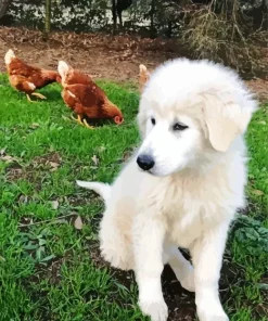 Maremma Sheepdog Puppy Diamond Painting