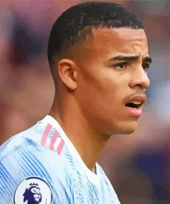 Mason Greenwood Player Diamond Painting