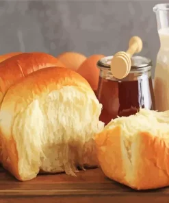 Milk And Bread Diamond Painting