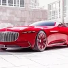 Red Maybach Car Diamond Painting