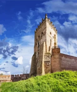 Ukraine Lubarts Castle Diamond Painting