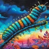 Aesthetic Caterpillar Diamond Painting