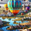 Airballoons In Cappadocia Diamond Painting