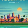 Angkor Wat Cambodia Poster Diamond Painting