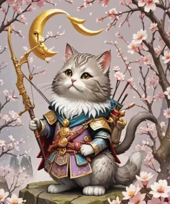 Archer Cat Diamond Painting