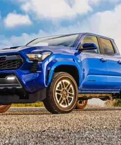 Blue Toyota Tacoma Diamond Painting
