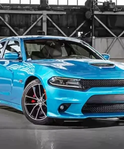 Blue Charger Daytona 2016 Diamond Painting
