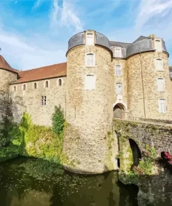 Carcassonne Chateau Comtal Diamond Painting