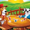 Cartoon Dogs Playing Cards Diamond Painting