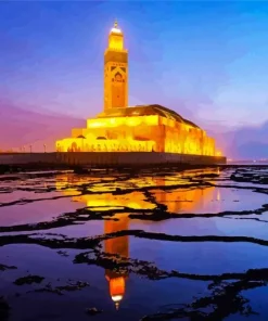 Casablanca Grand Mosque Hassan II Diamond Painting
