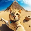 Cat Selfie With Pyramid Diamond Painting