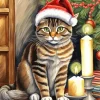 Christmas Cat Diamond Painting