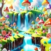 Fantasy Candy Dream Land Diamond Painting
