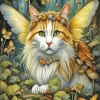 Fluffy Fairy Cat Diamond Painting
