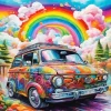 Mini Hippie Car Diamond Painting