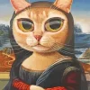 Mona Lisa Cat Diamond Painting